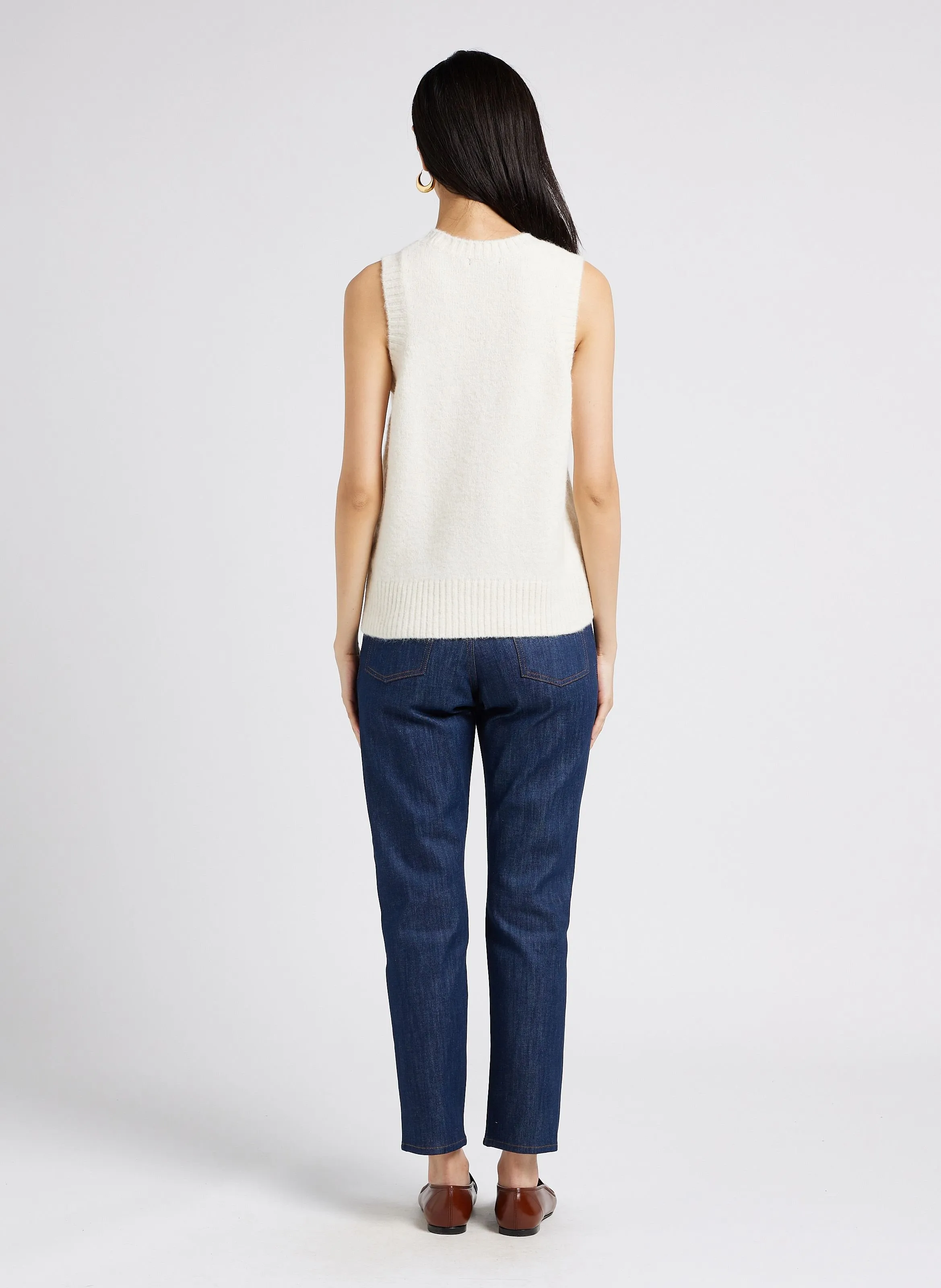  SOEUR   NAMASTE - Maglione scollo tondo in maglia morbida | Beige