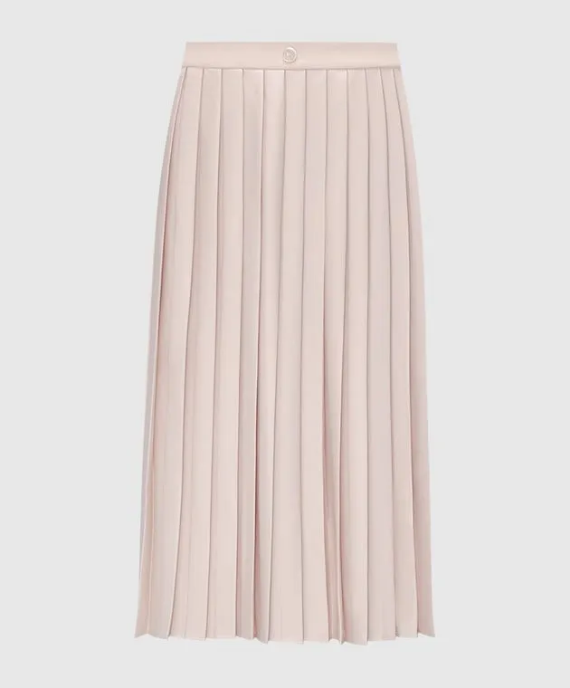 Solotre Gonna a pieghe beige M1R0041