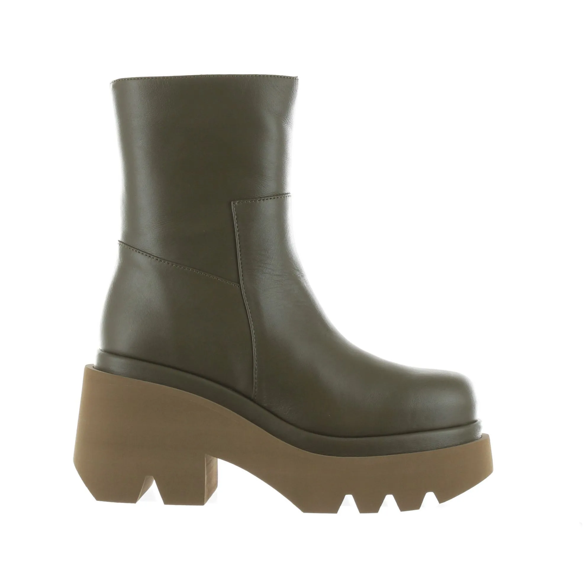 Stivaletto platform leonor in pelle