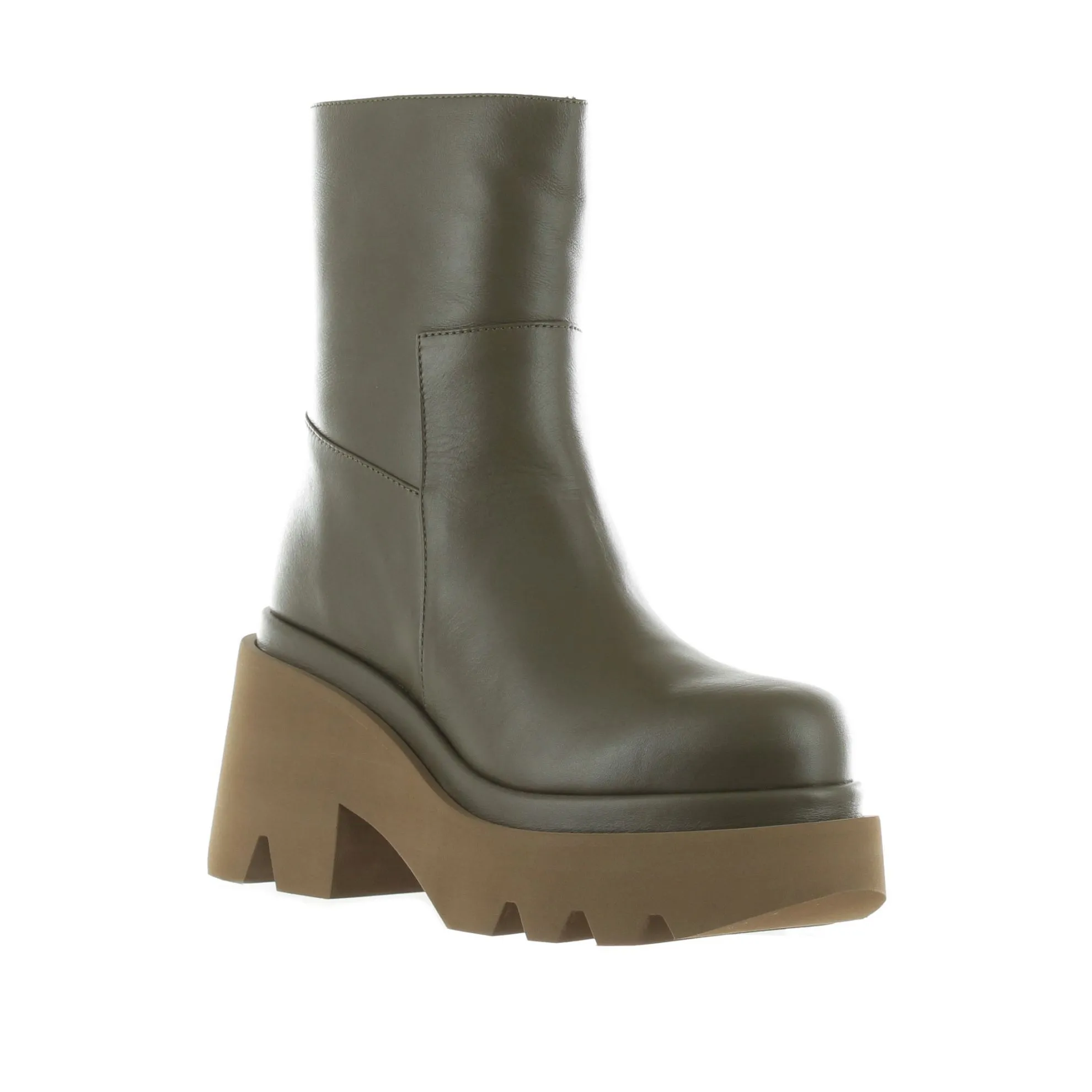 Stivaletto platform leonor in pelle