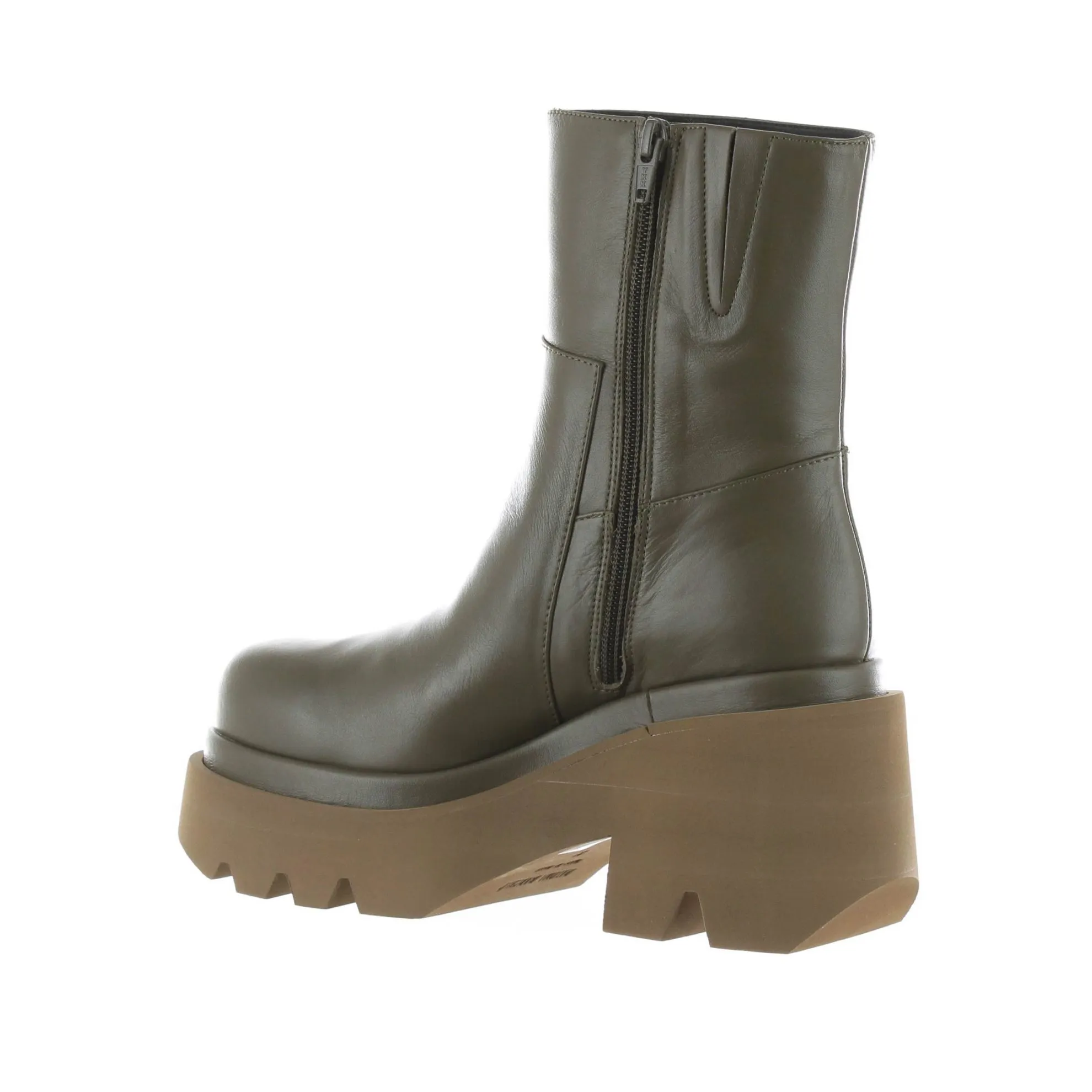 Stivaletto platform leonor in pelle