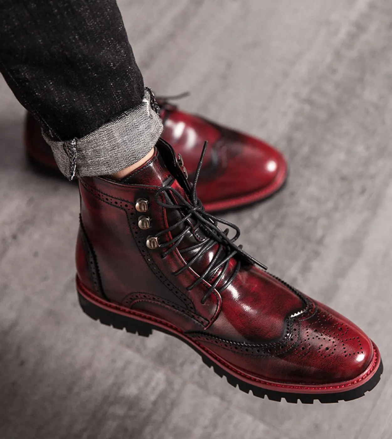 Stivali di pelle moda invernale Stivaletti con lacci Stivali da cowboy casual a punta Scarpe di design di lusso Stivali Chelsea