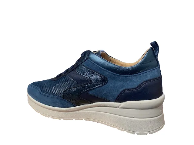 Stonefly women's shoe Cream 45 Velor 218973 0M5 flag blue