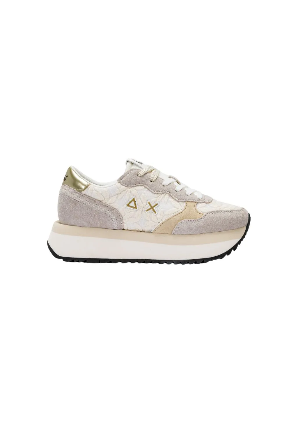 SUN 68 SCARPE DONNA BIANCO BIG LACE 34209