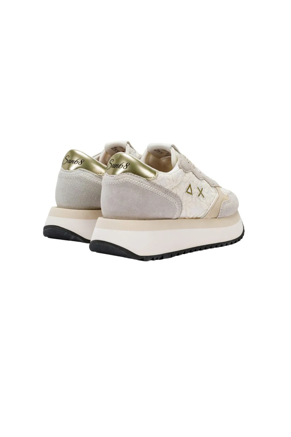 SUN 68 SCARPE DONNA BIANCO BIG LACE 34209