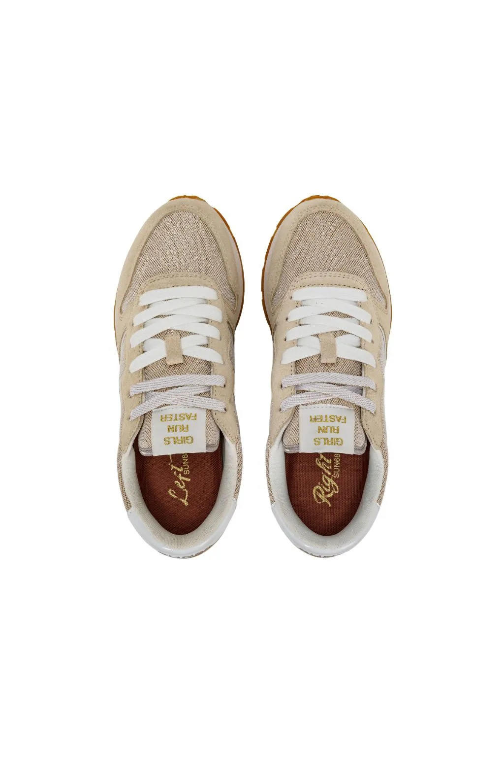 SUN 68 SCARPE DONNA ORO ALLY GLITT 34203