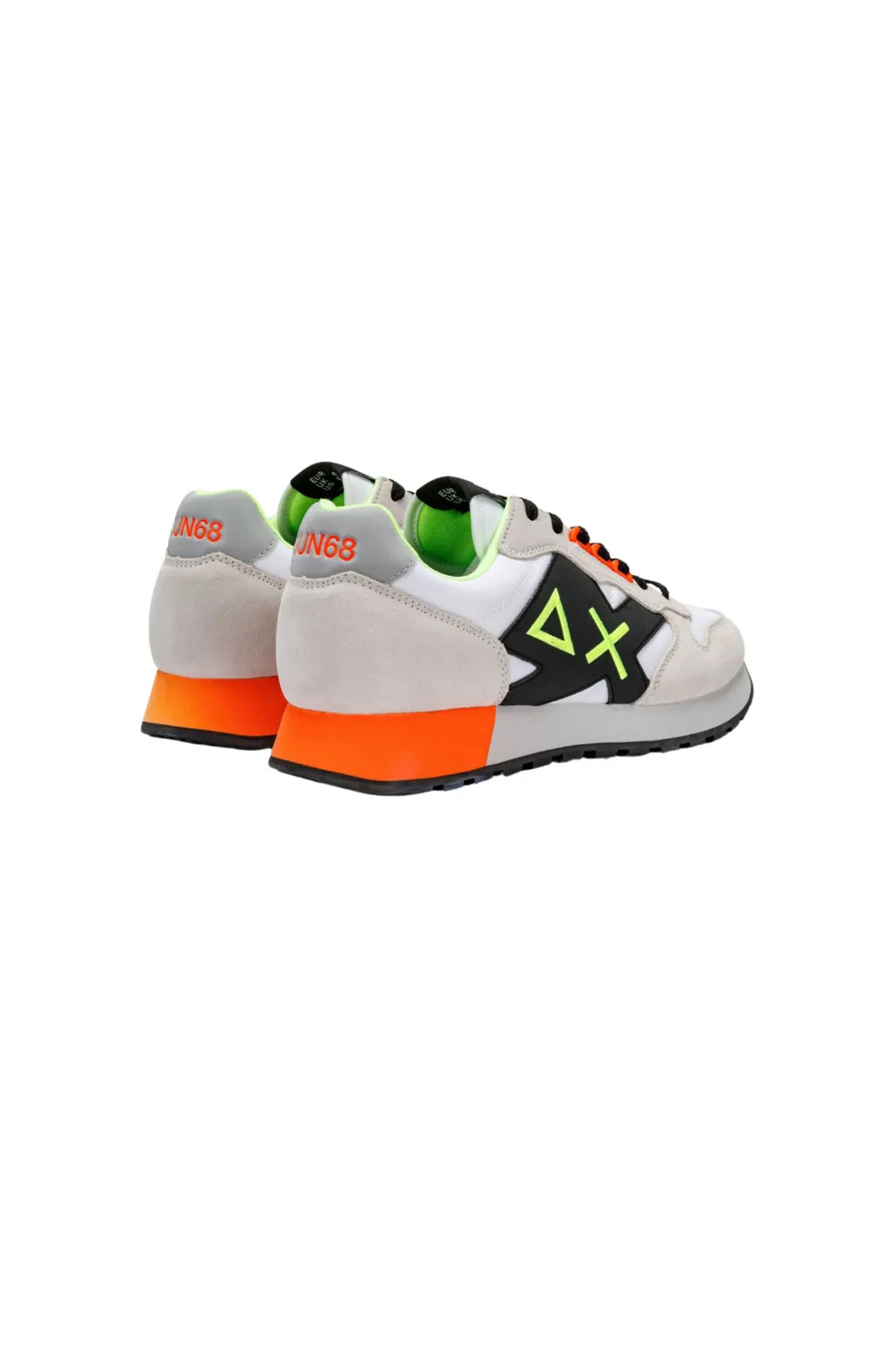 SUN 68 SCARPE JAKI FLUO BIANCO 34113