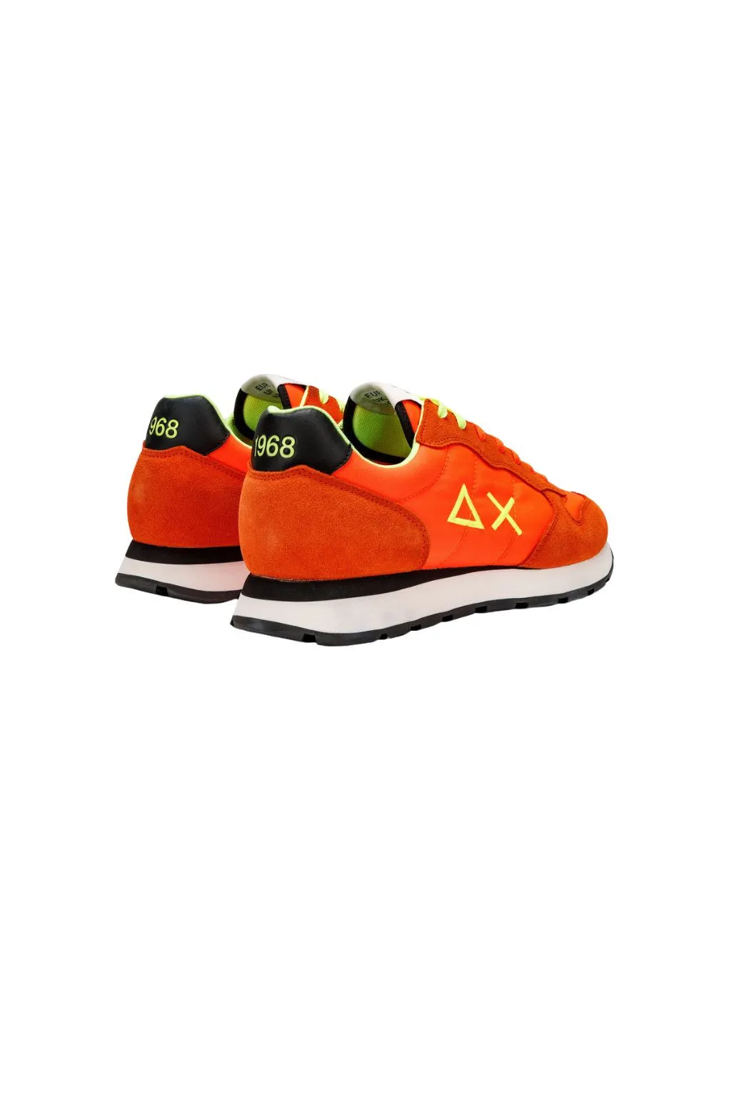 SUN 68 SCARPE UOMO ARANCIO FLUO TOM SOLID 34101