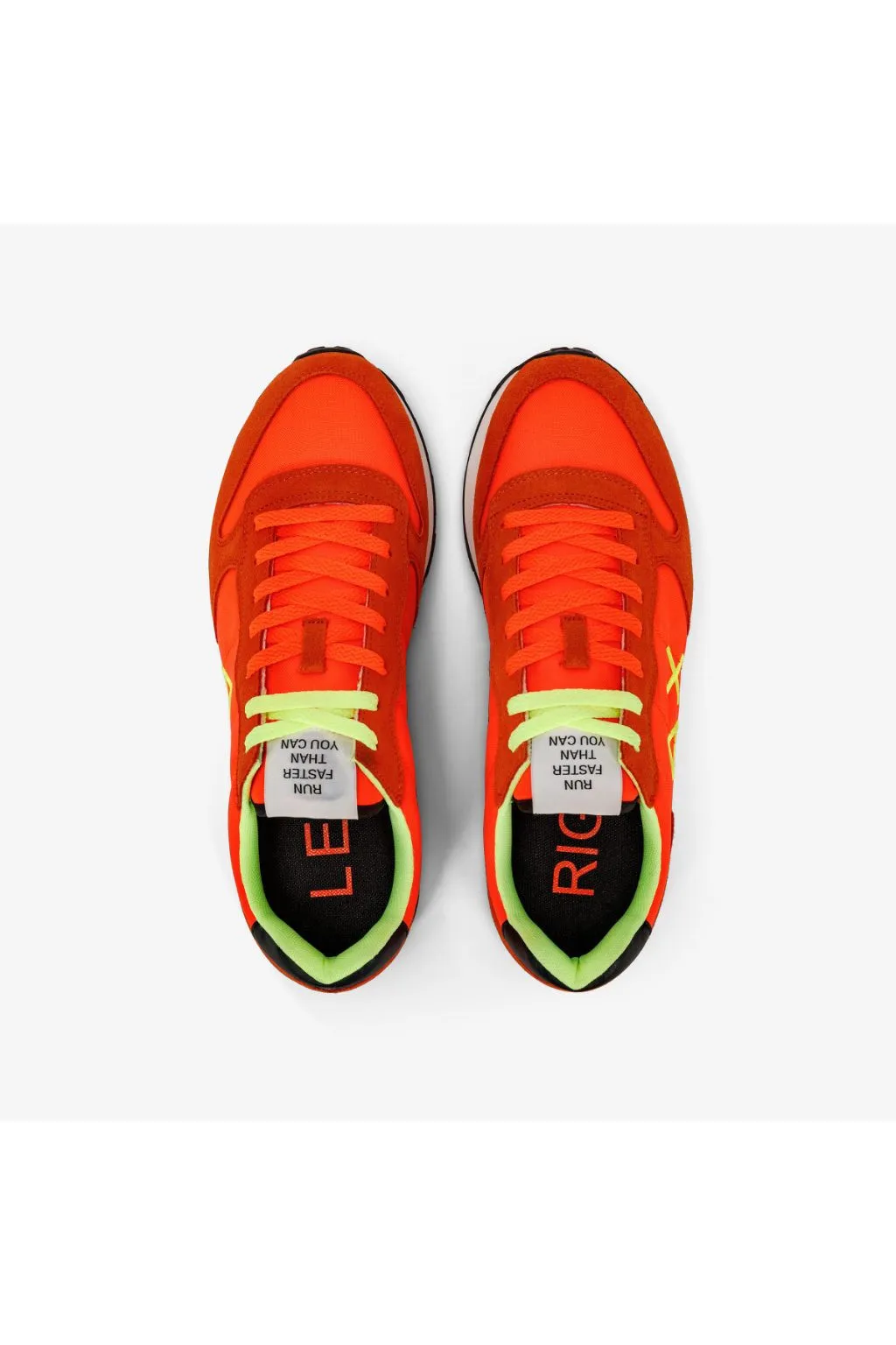 SUN 68 SCARPE UOMO ARANCIO FLUO TOM SOLID 34101