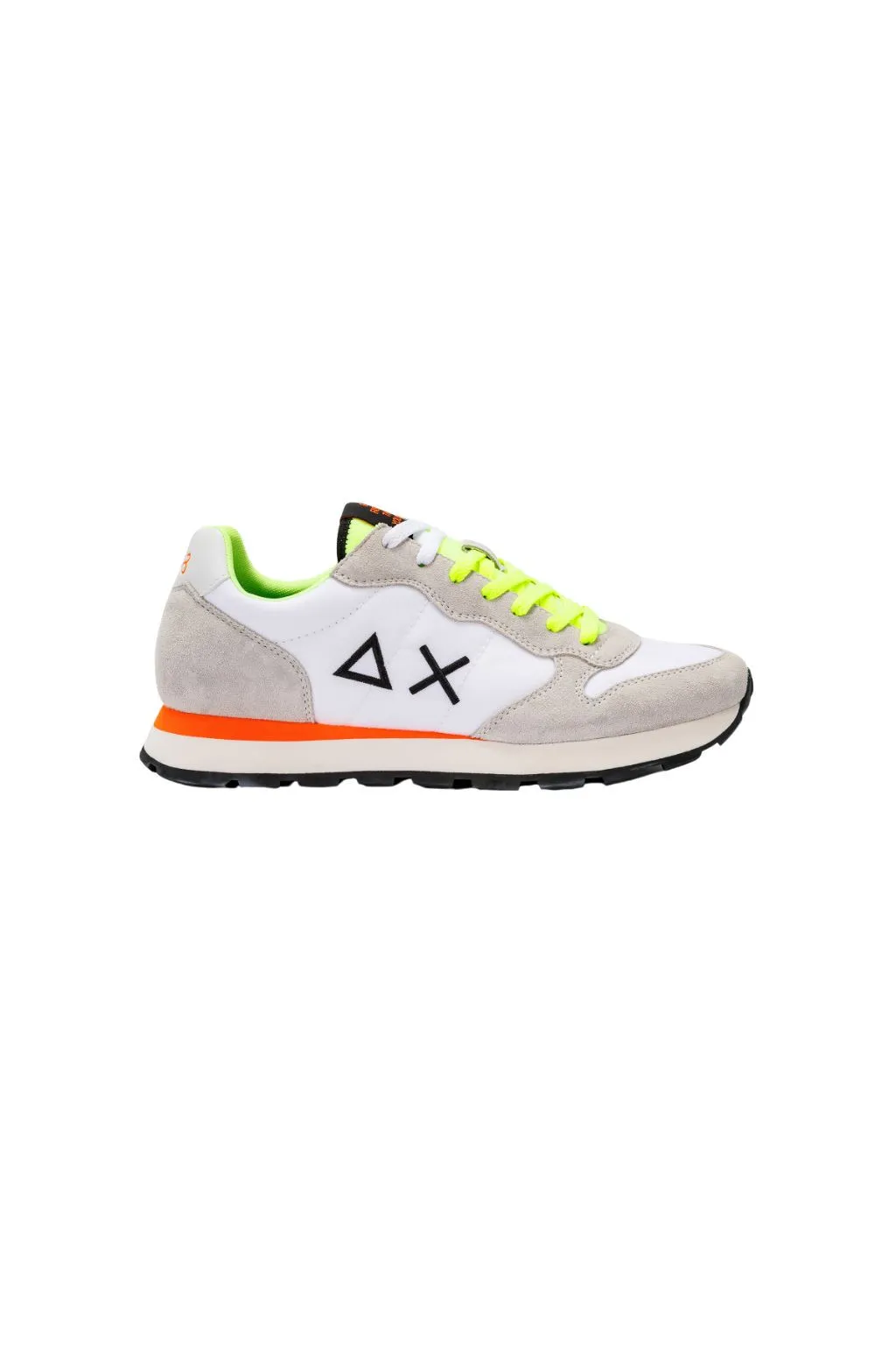 SUN 68 SCARPE UOMO BIANCO TOM FLUO 34102
