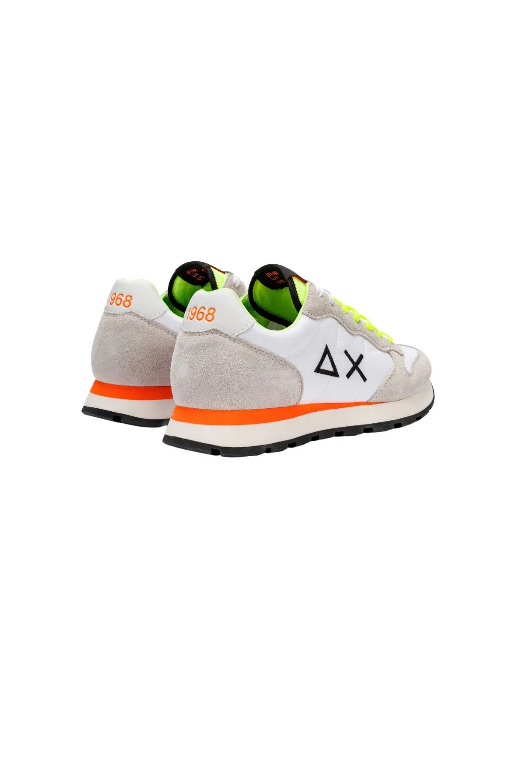 SUN 68 SCARPE UOMO BIANCO TOM FLUO 34102