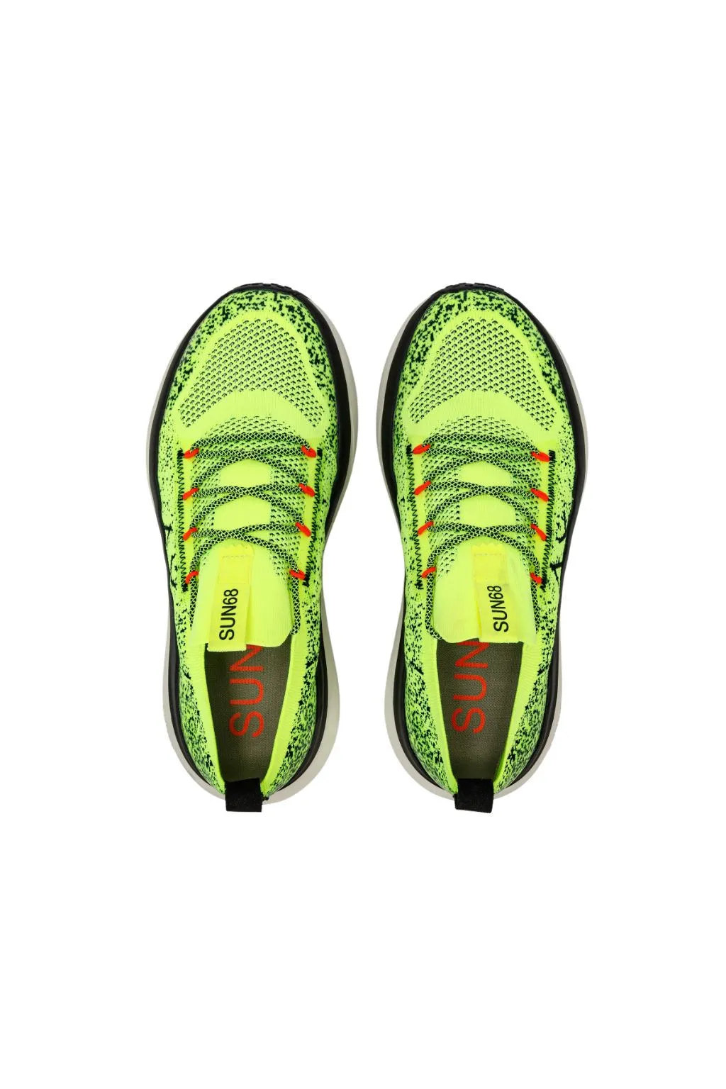 SUN 68 SCARPE UOMO GIALLO FLUO JUPITER KN 43127