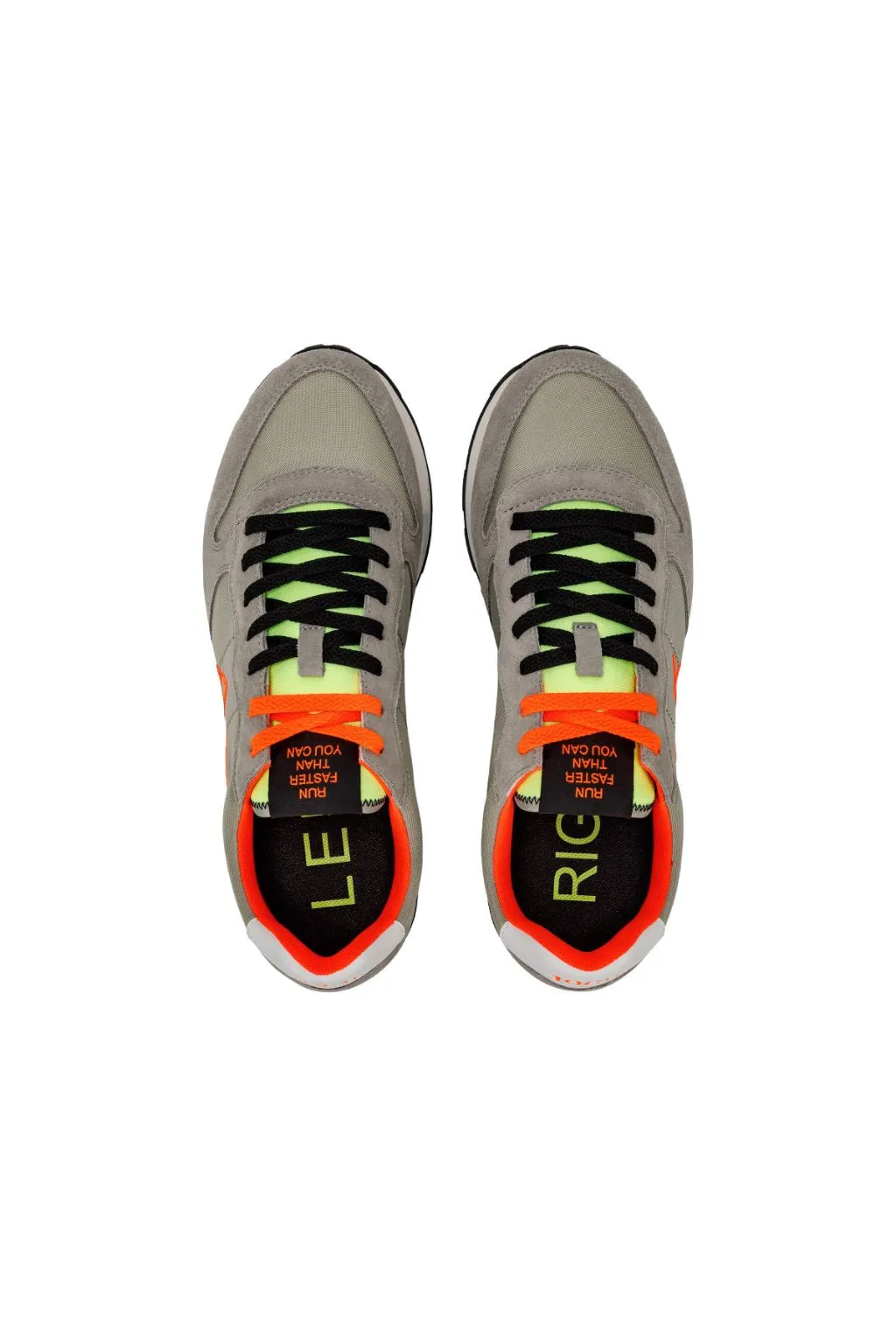 SUN 68 SCARPE UOMO GRIGIO CHIARO TOM FLUO 34102