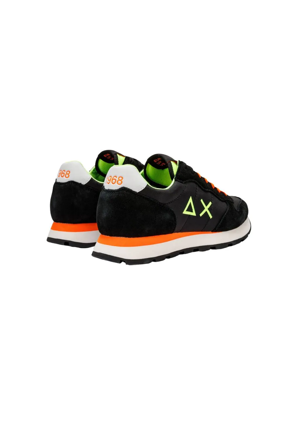 SUN 68 SCARPE UOMO NERO TOM FLUO 34102