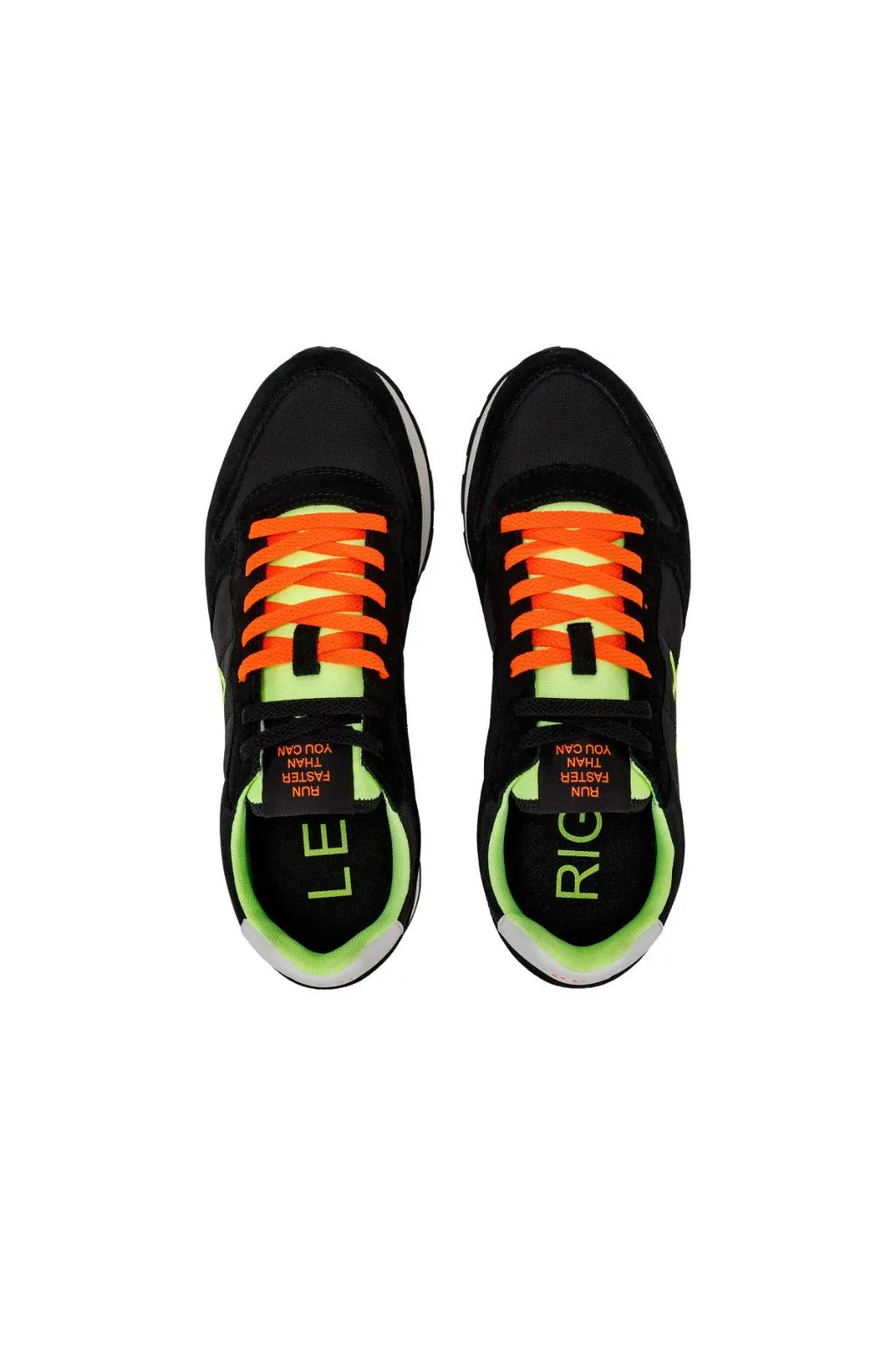SUN 68 SCARPE UOMO NERO TOM FLUO 34102