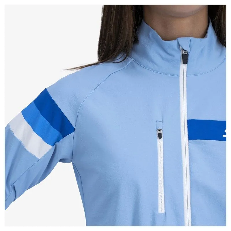 SWIX Giacca Focus (Bluebell) da donna per lo sci di fondo