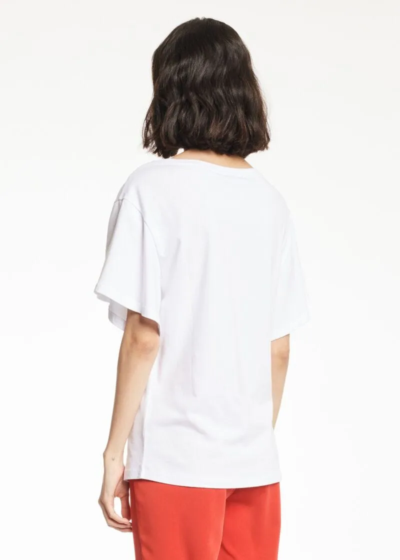 T-shirt con ancora