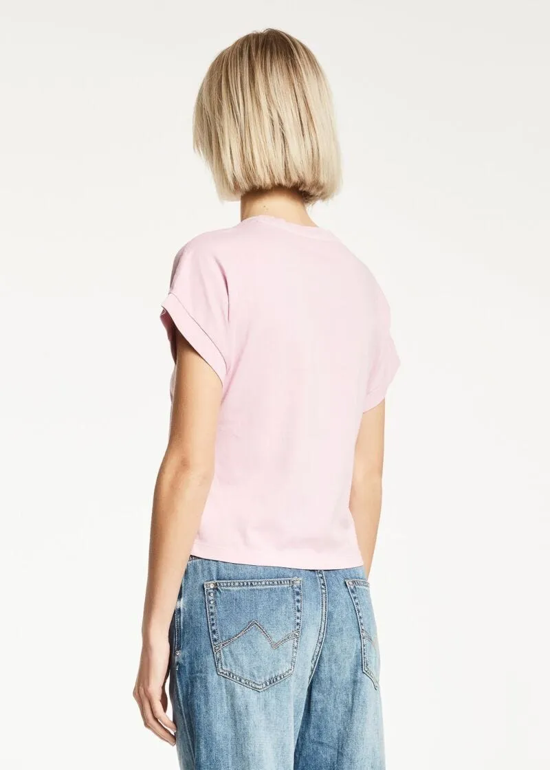 T-shirt con lettering