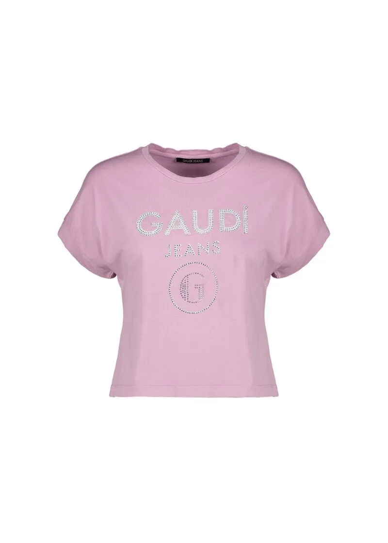 T-shirt con lettering