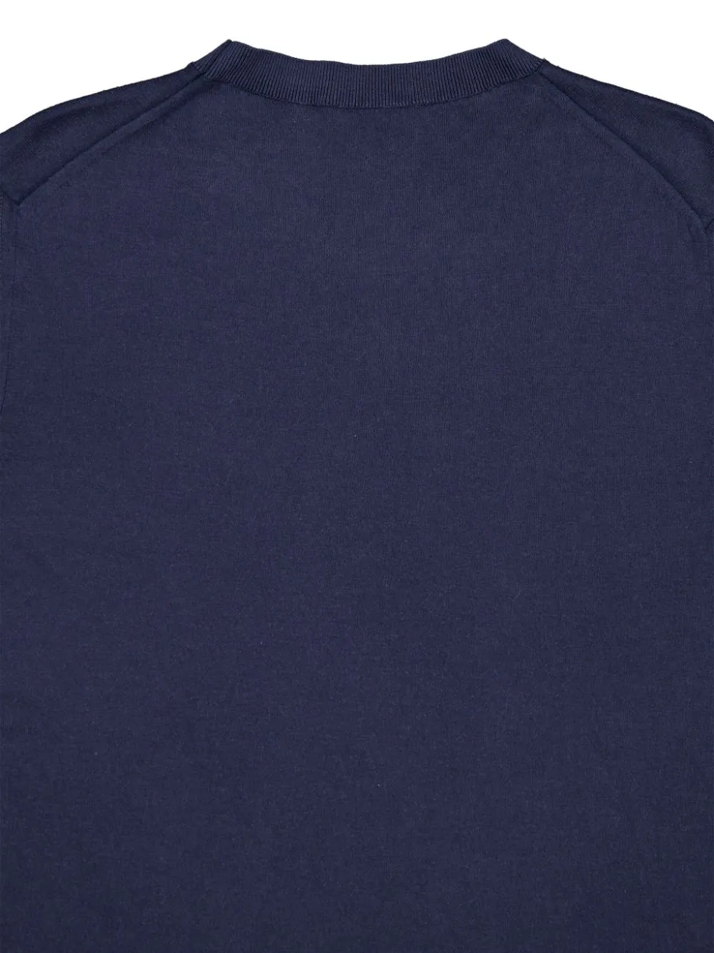 T-shirt girocollo in blu di Boglioli - uomo
