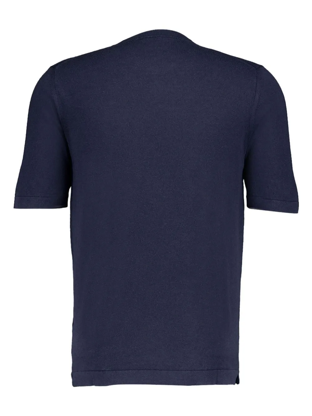 T-shirt girocollo in blu di Boglioli - uomo
