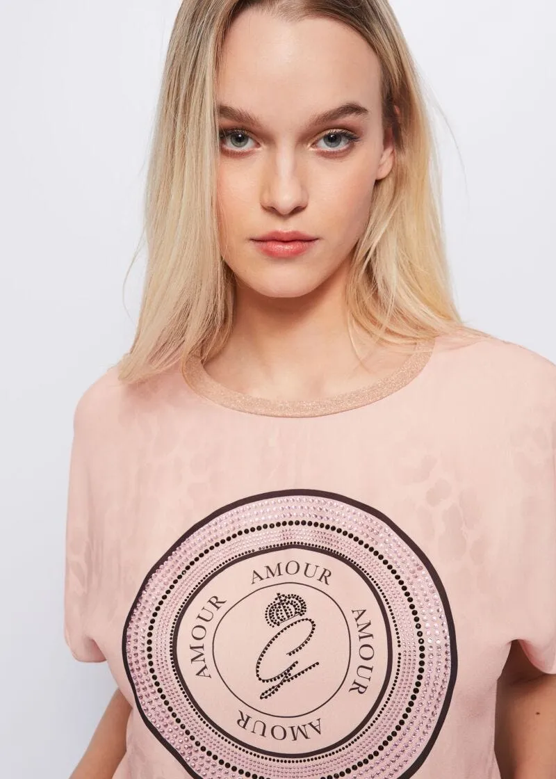 T-shirt in jersey lurex