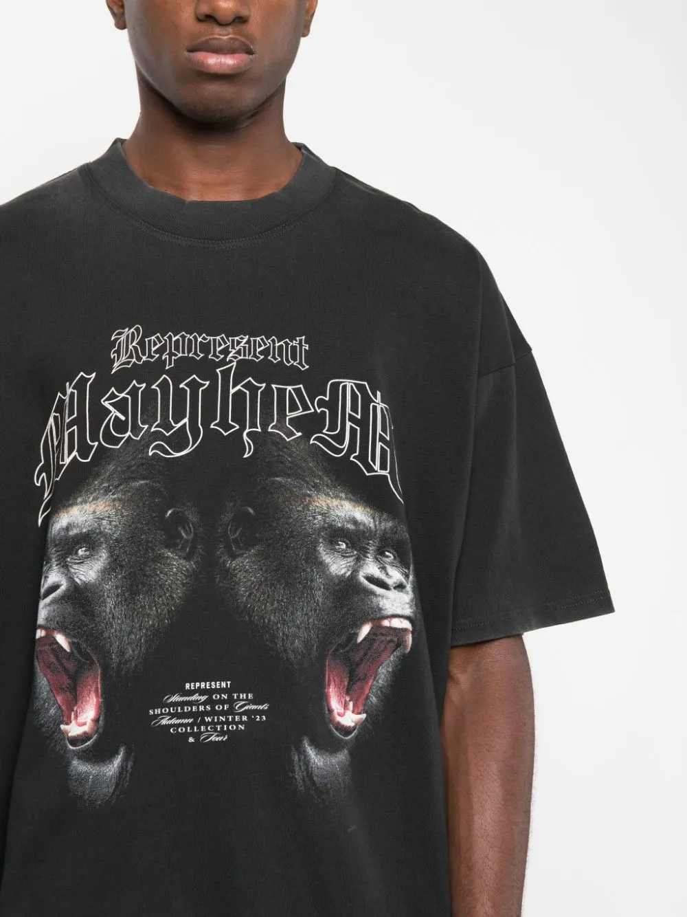 t-shirt mayhem nera
