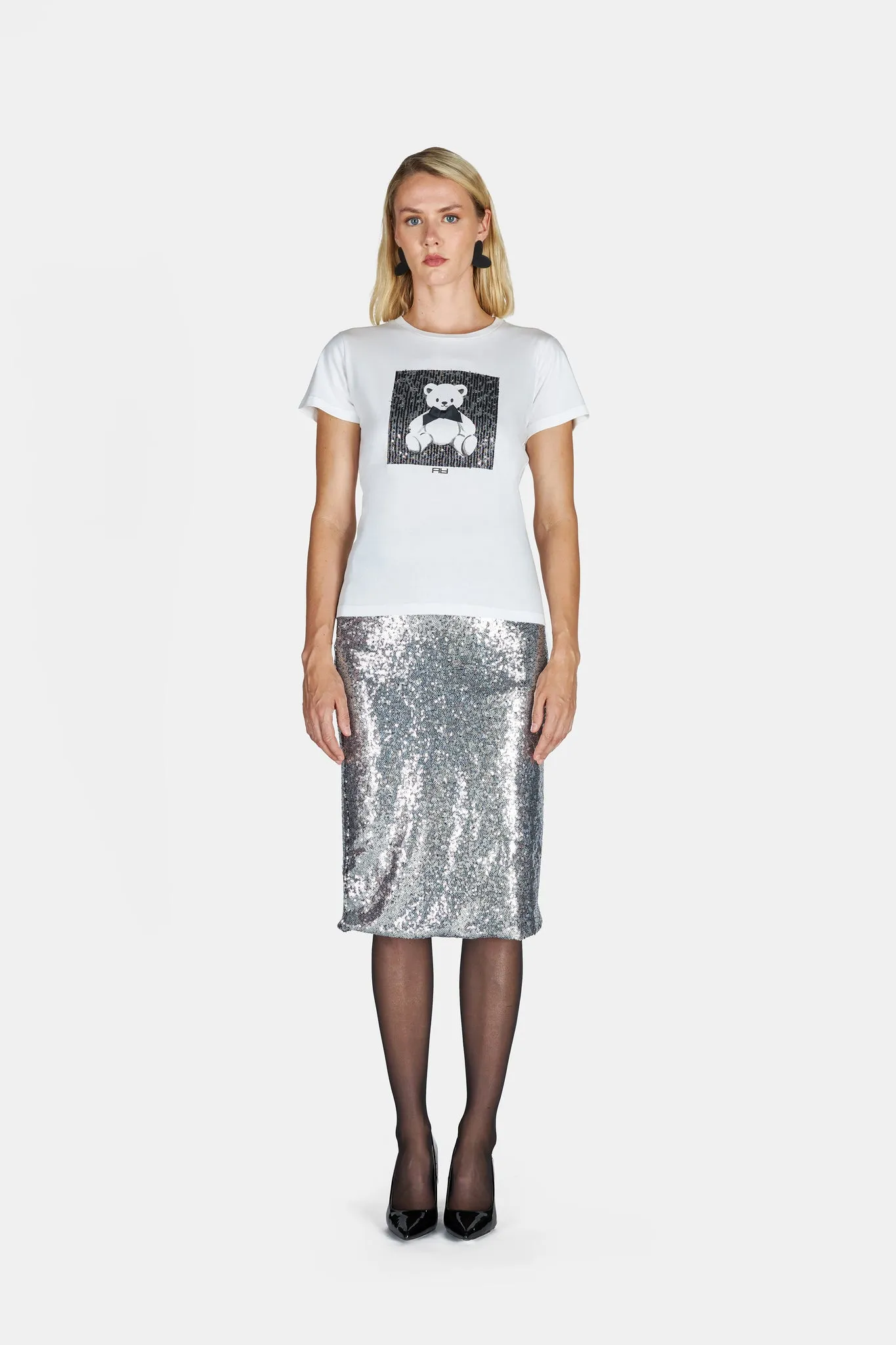 T-shirt teddy strass