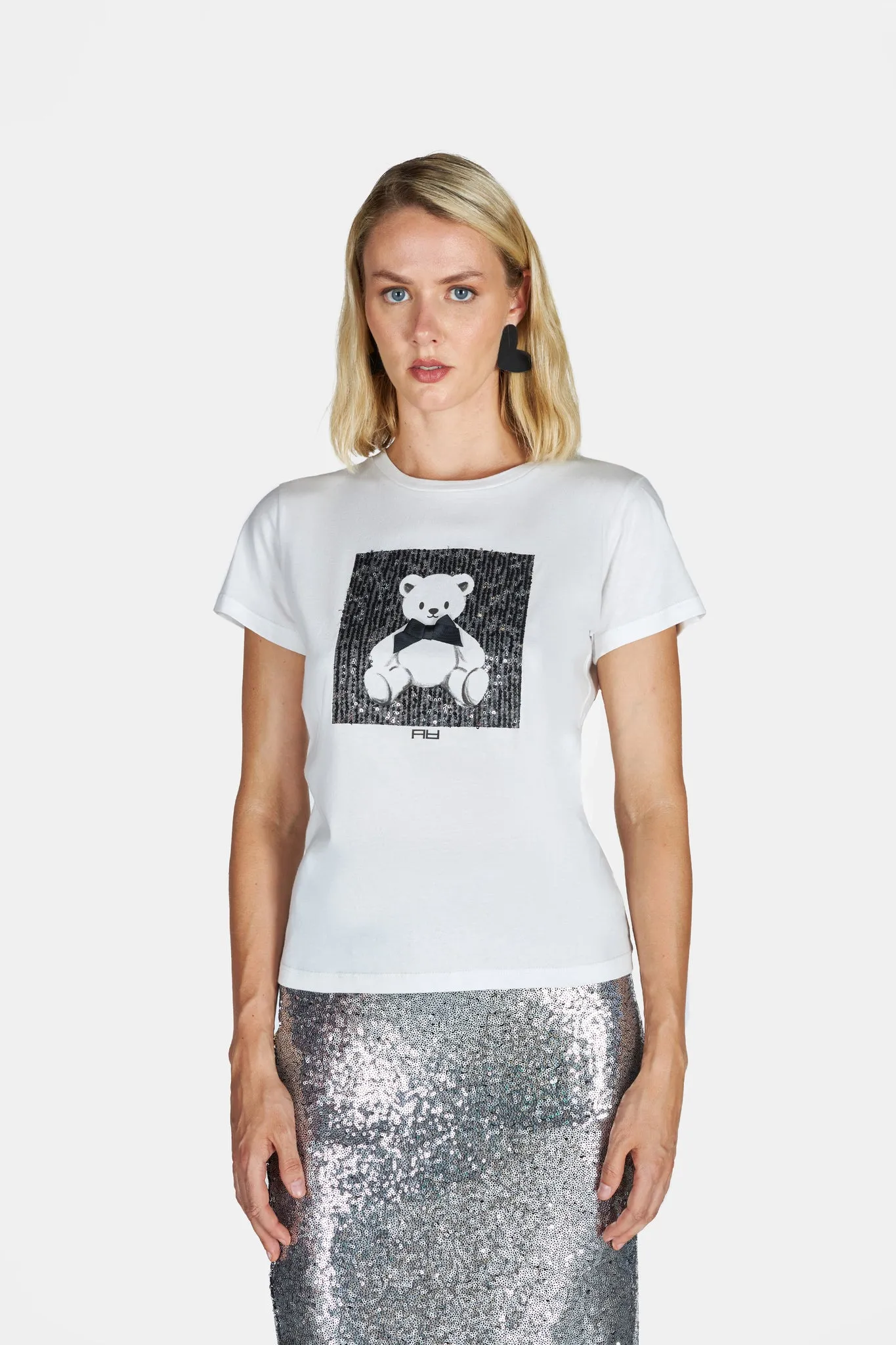 T-shirt teddy strass