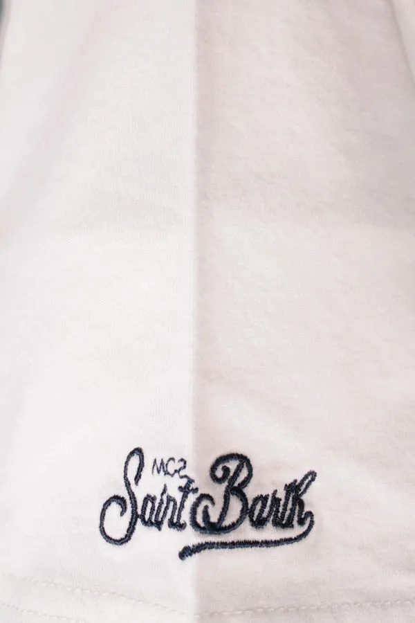 T-shirt Uomo Saint Barth Mc2 Bianco