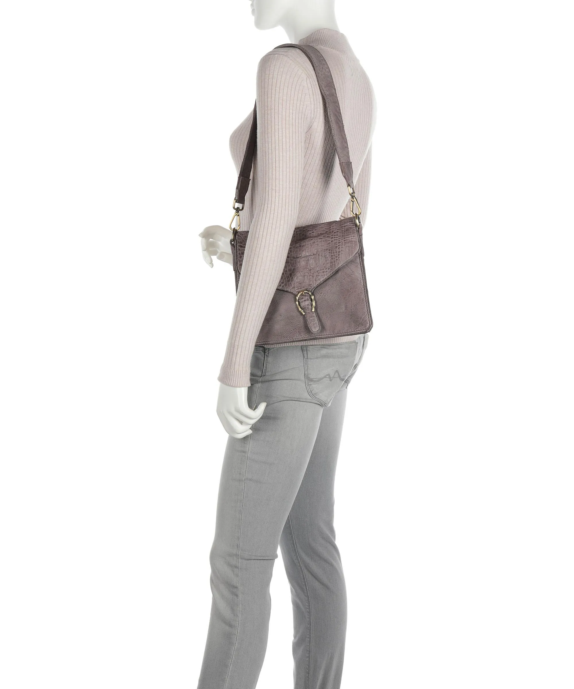  Taschendieb Wien Salzgries 10 Borsa a tracolla pelle di pecora taupe  