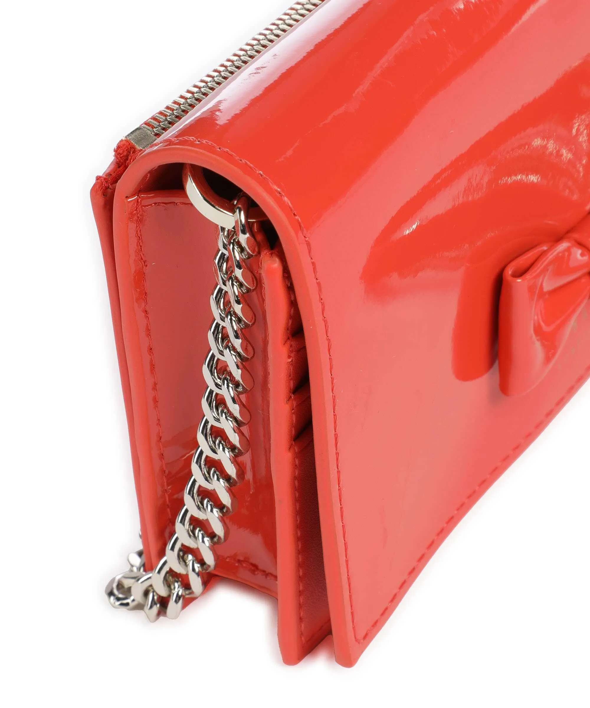  Ted Baker Baetiy Borsa a tracolla pelle verniciata luce rossa  