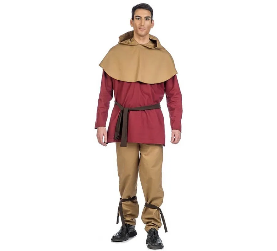 Telmo costume contadino medievale per un uomo