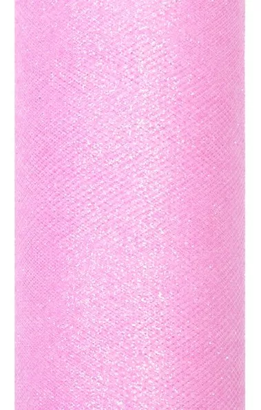 Tessuto in tulle irosa glitterato 15 cm