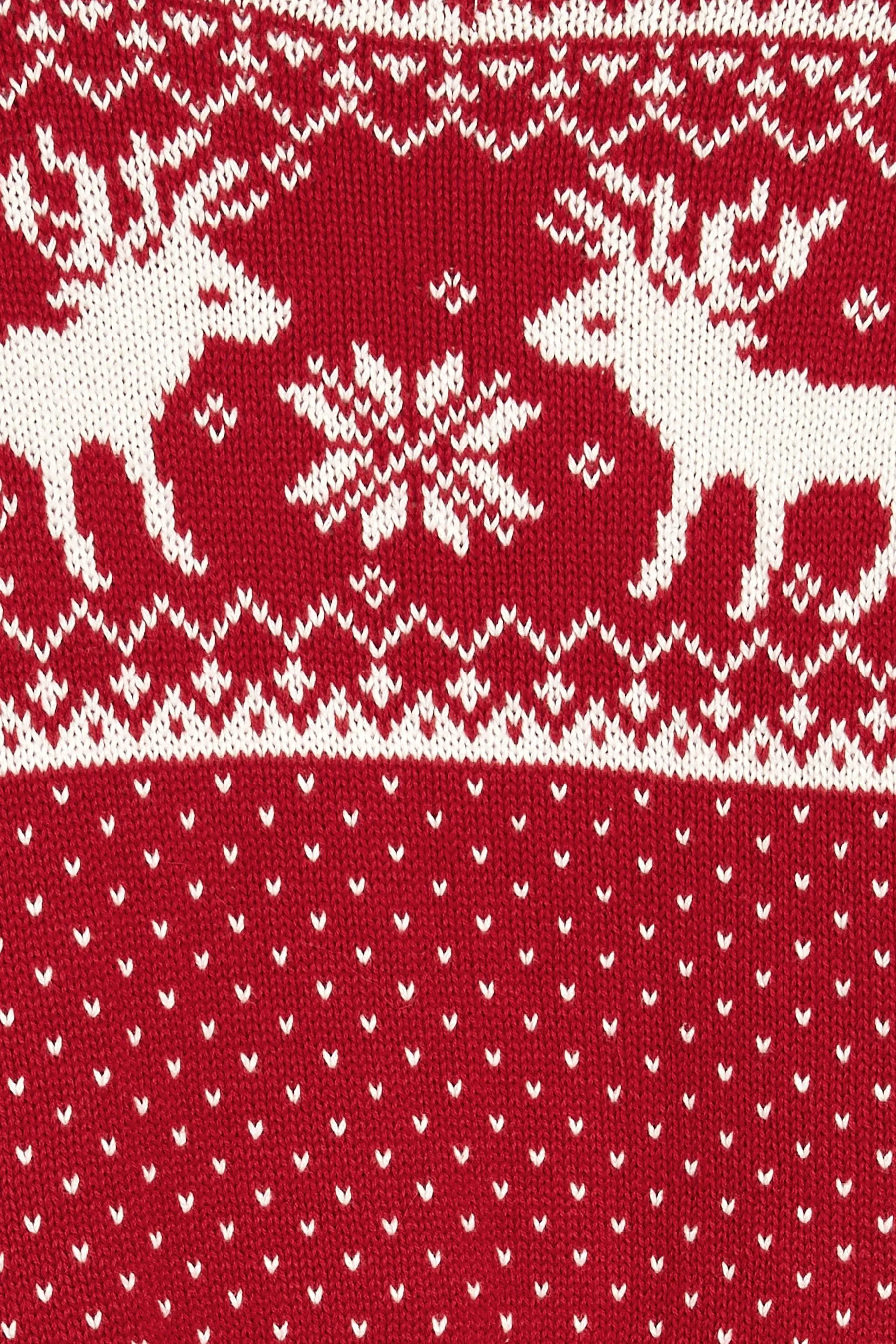 The Little Tailor Baby Natale Renna Fairisle Maglione    