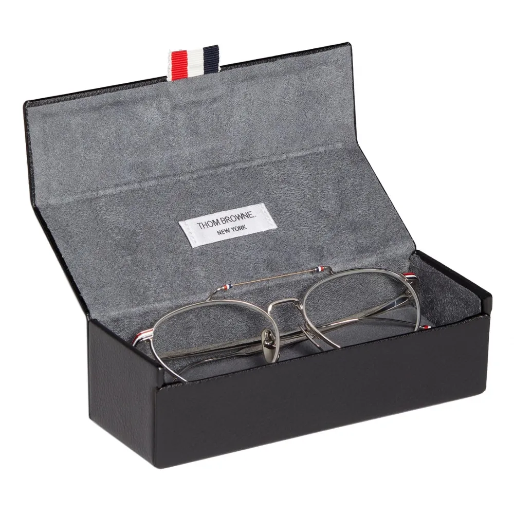 Thom Browne - Occhiali da Vista Aviatore Ovali Argento - Thom Browne Eyewear