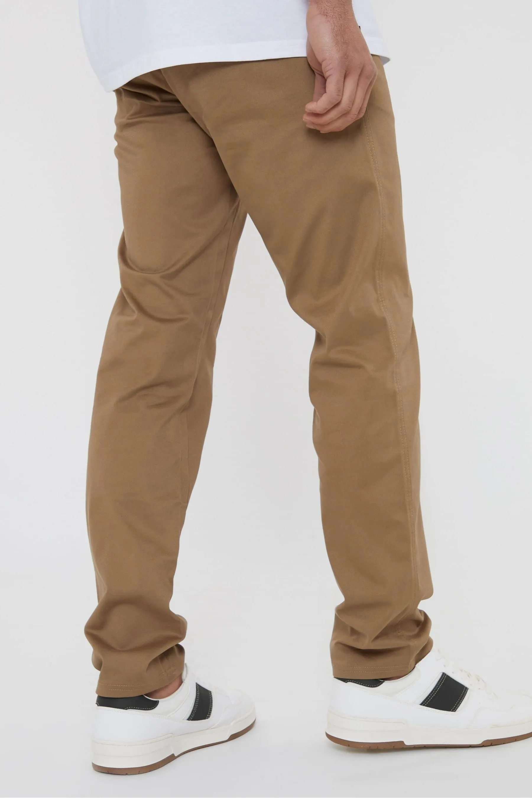 Threadbare cotone vestibilità regular - Vestibilità Pantaloni chino elasticizzata