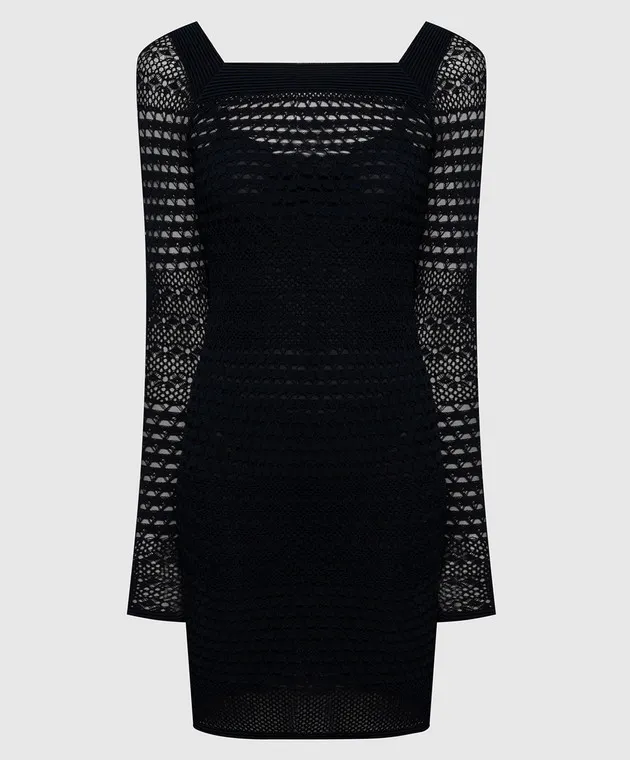 Tom Ford Miniabito nero traforato ACK420YAX652