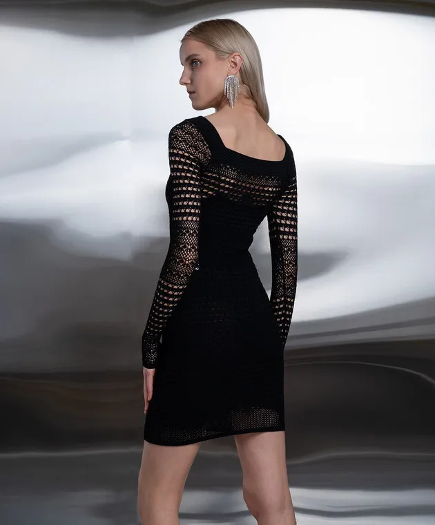 Tom Ford Miniabito nero traforato ACK420YAX652