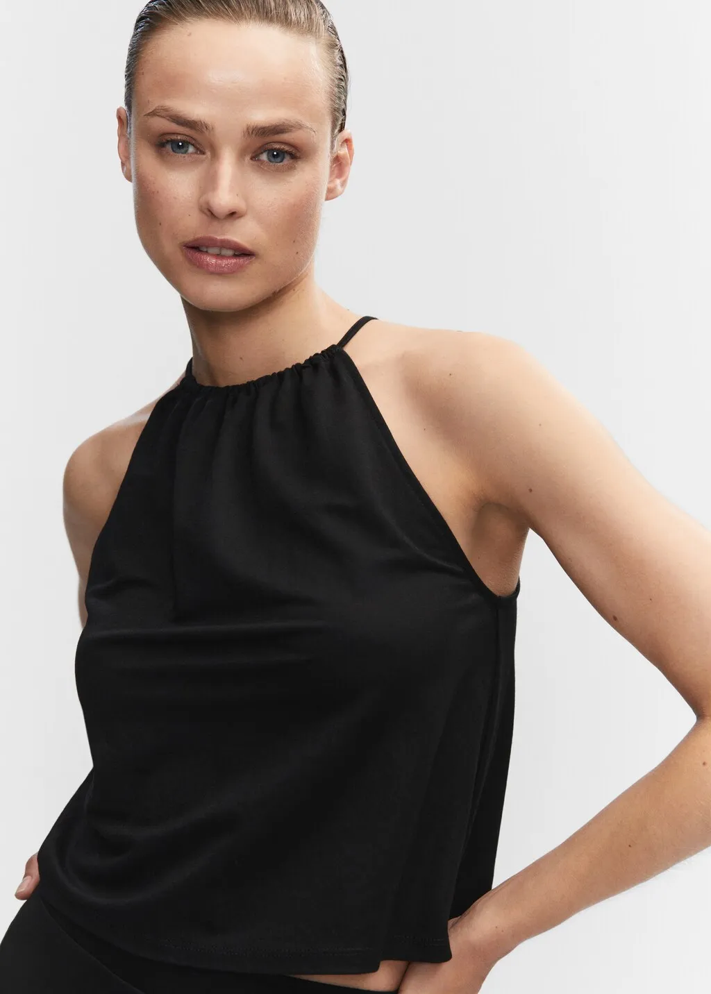 Top crop collo halter