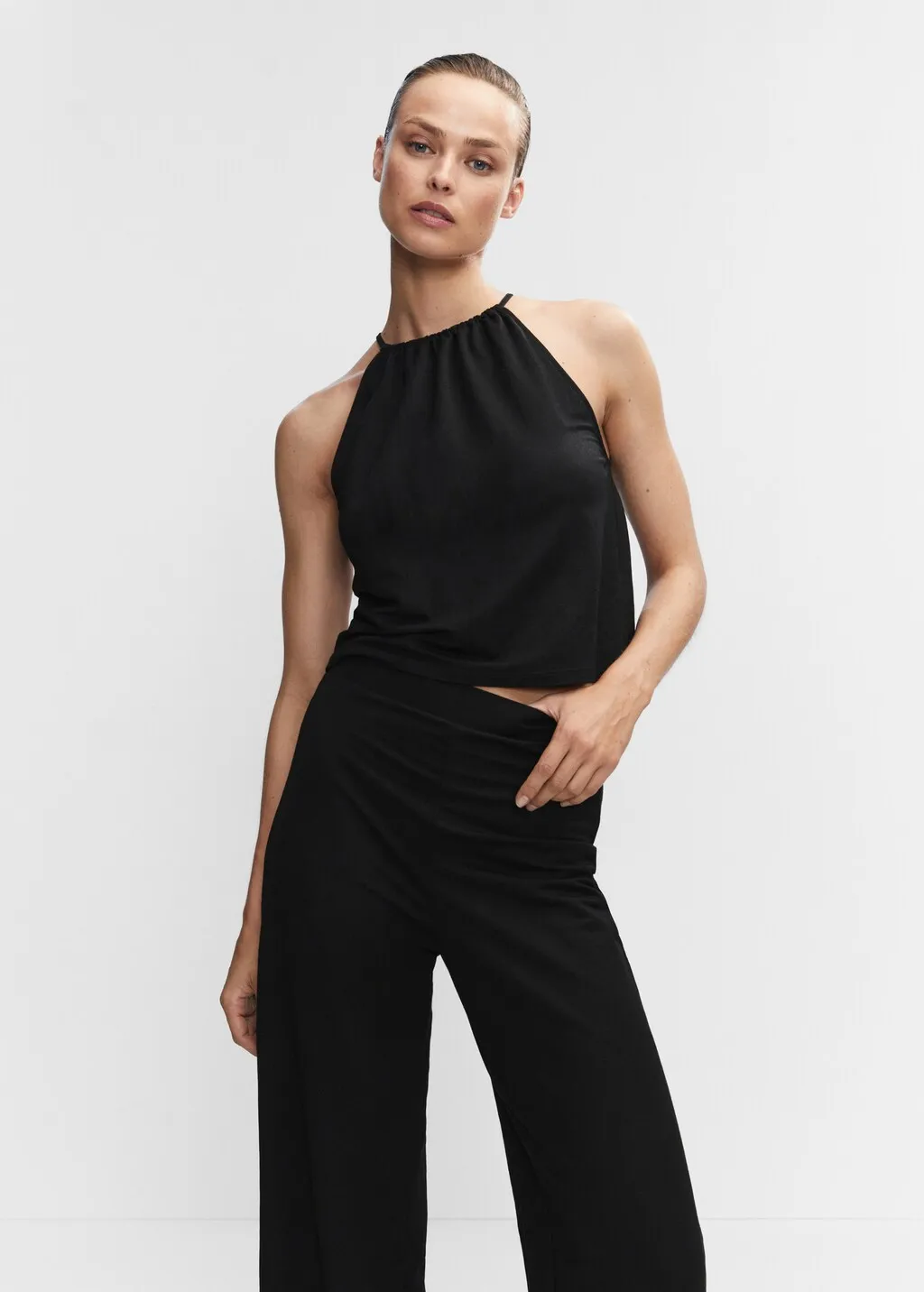 Top crop collo halter