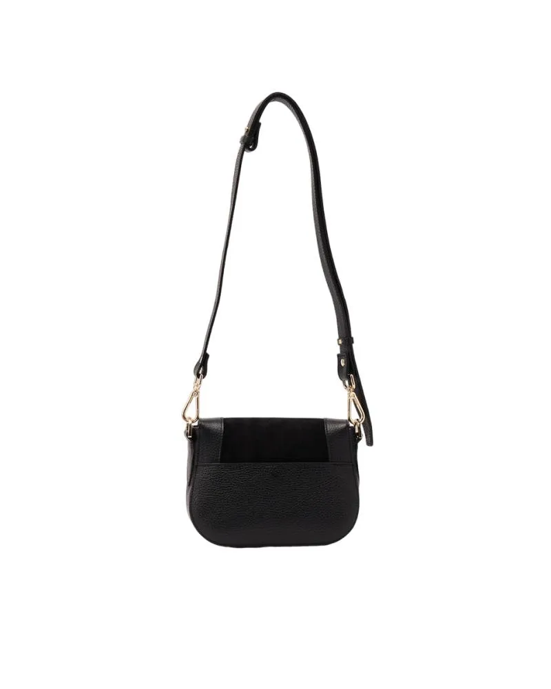 TRACOLLA CUOIERIA FIORENTINA IN PELLE STELLA SMALL MESSANGER 5960 240 NERO