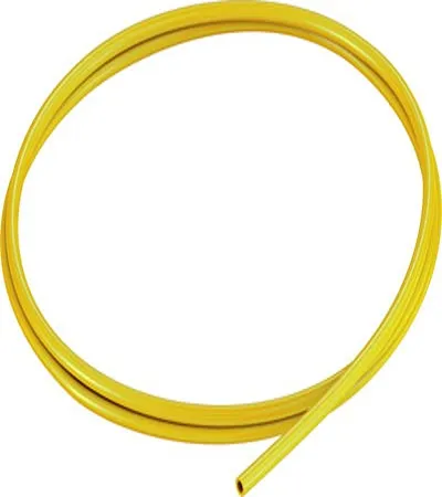 Tubo in plastica Giallo Circolare x 2.6mm ID x 4mm OD x 1.4mm