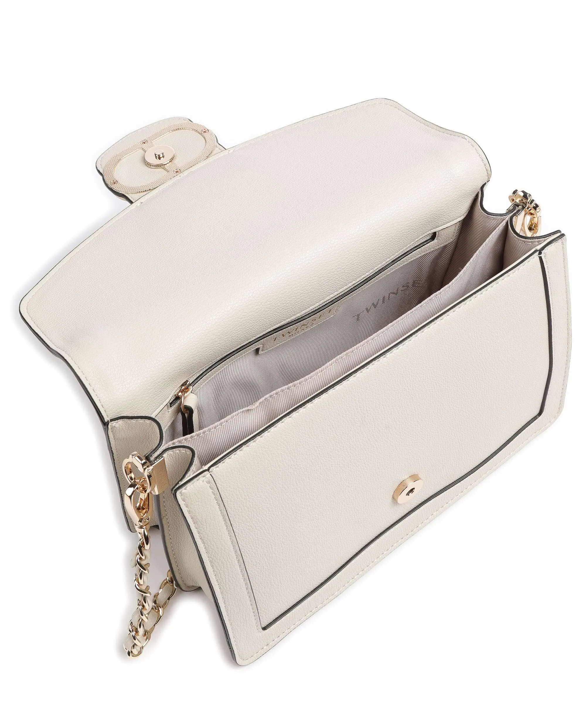  Twinset Essential One T Borsa a spalla pelle sintetica avorio  