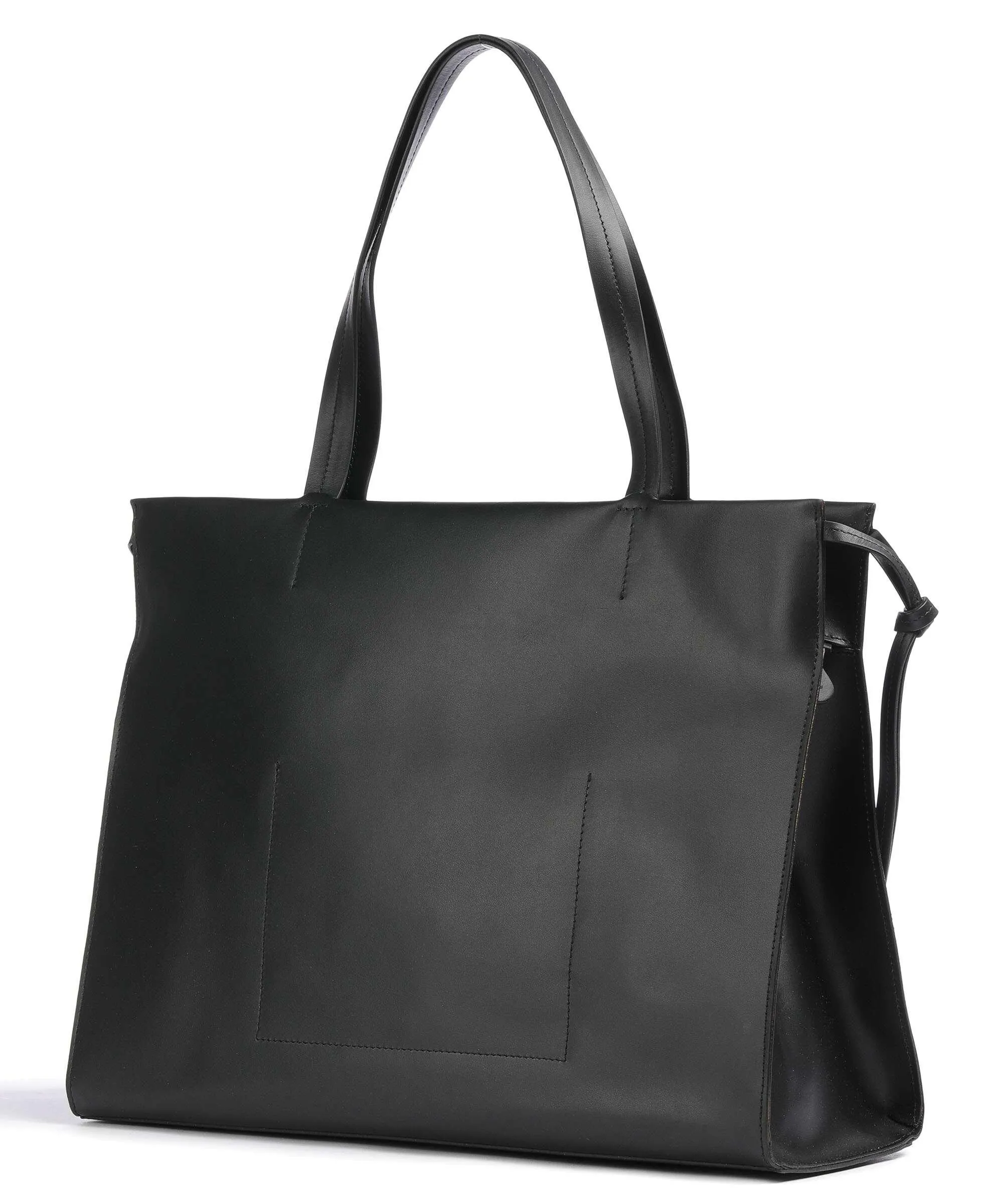  Twinset Etoile Borsa shopper pelle di vitello finemente grana nero  