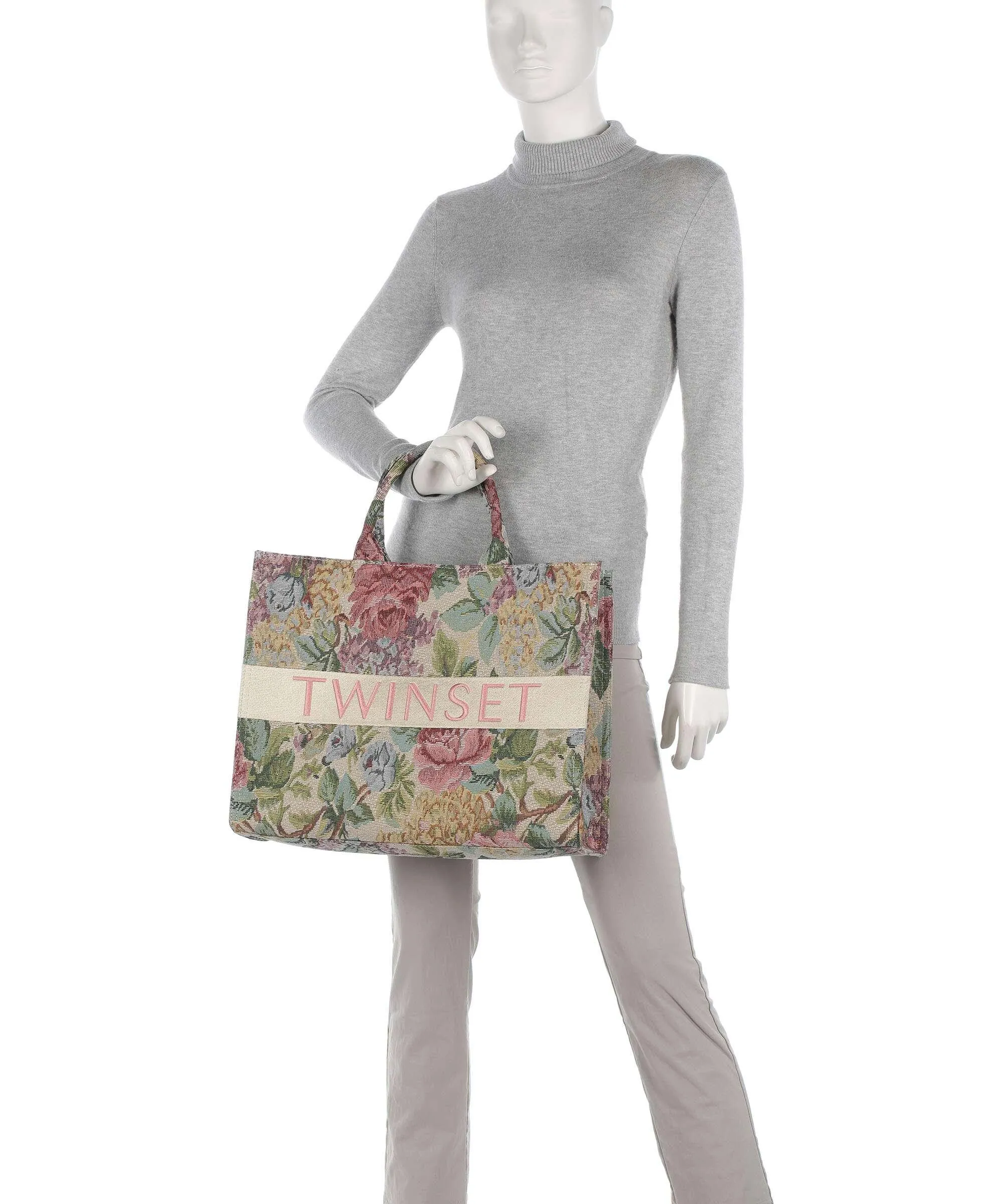  Twinset Victoria Borsa a mano tissu multicolore  