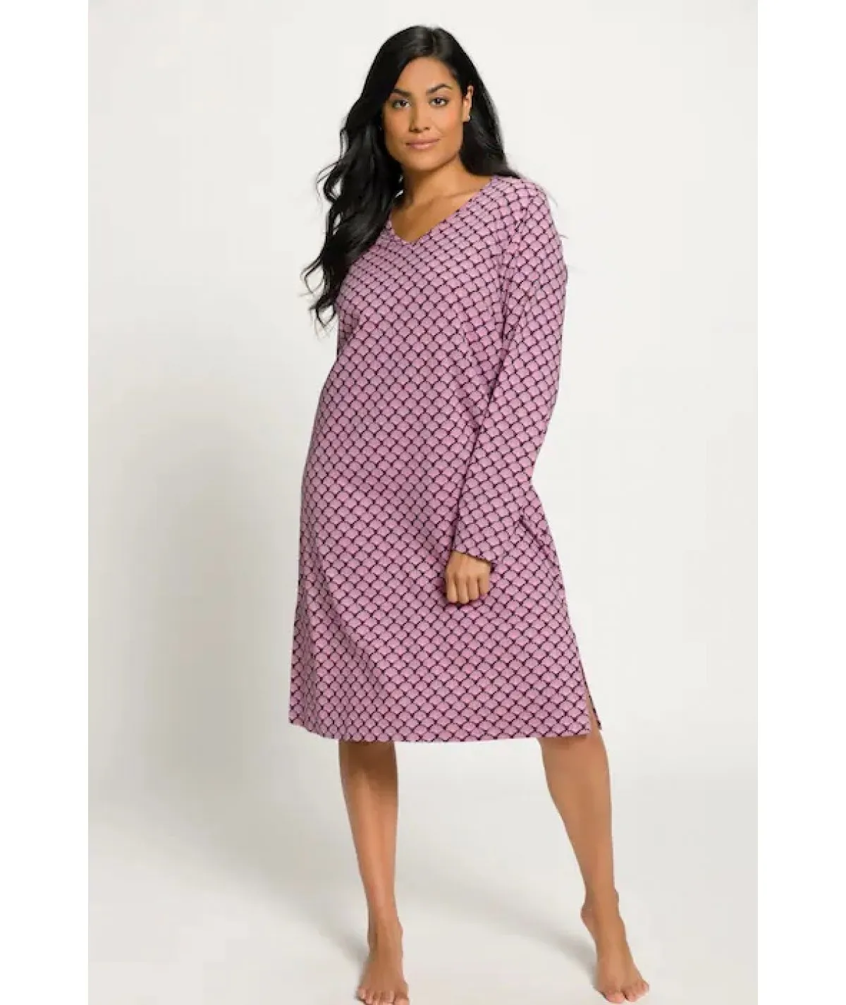 ULLA POPKEN SET 2 CAMICIE DA NOTTE CURVY PER DONNA E RAGAZZA TAGLIE COMODE