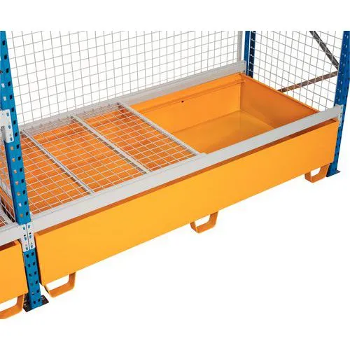 Vaschetta di raccolta per scaffalatura di sicurezza Care - Manorga