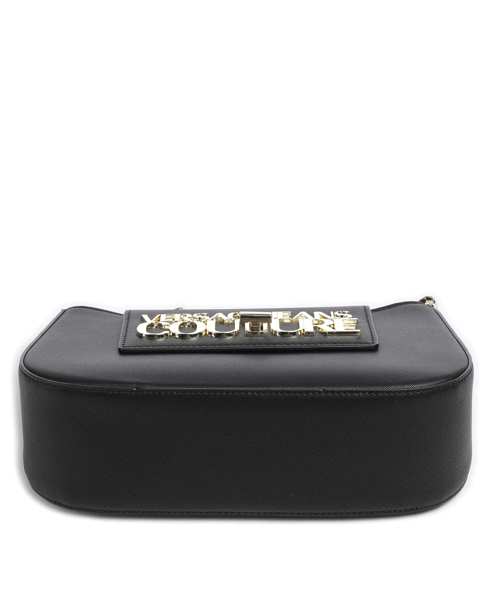 Versace Jeans Couture Logo Lock Borsa a spalla pelle sintetica nero  