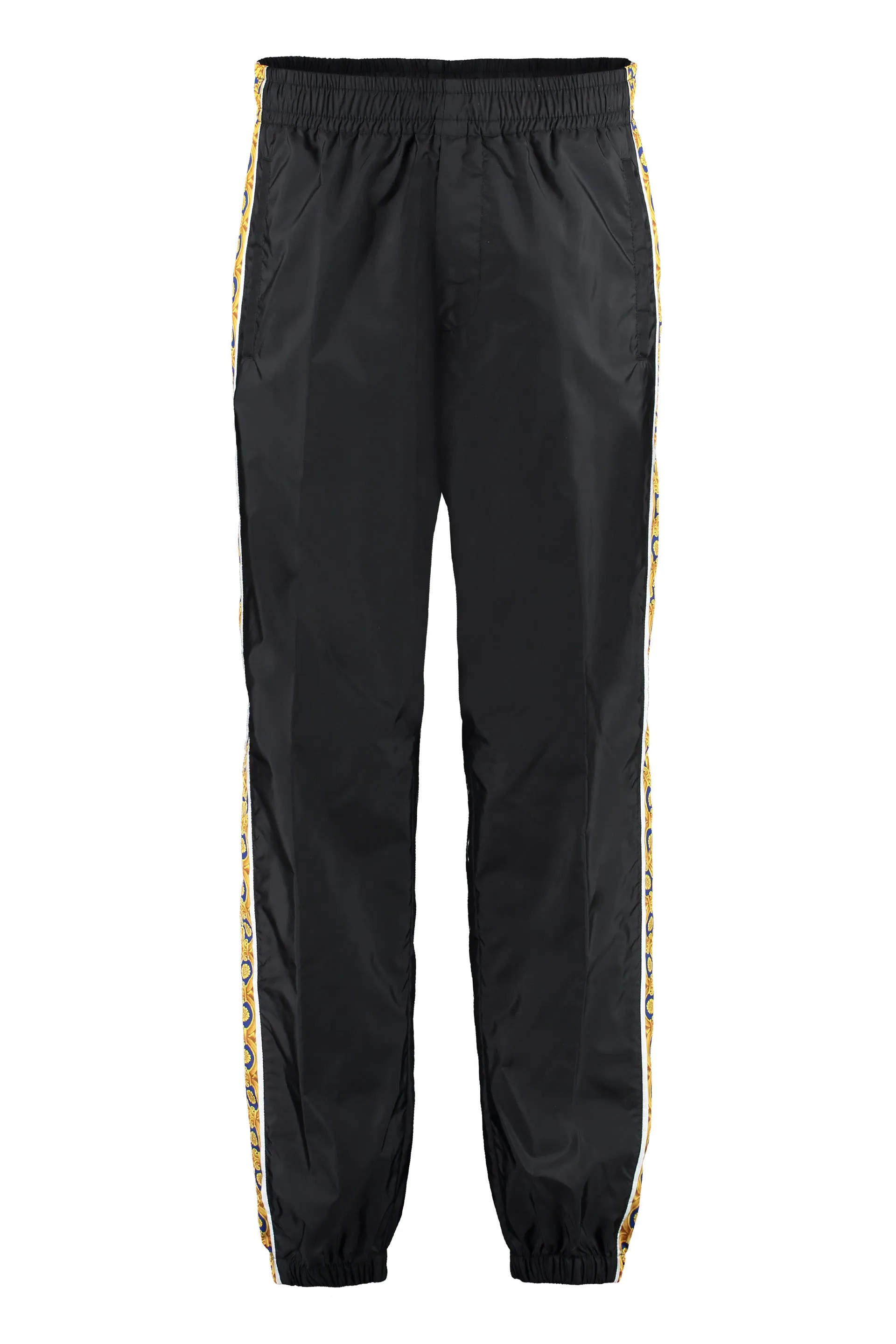 Versace Track-pants con bande laterali a contrasto